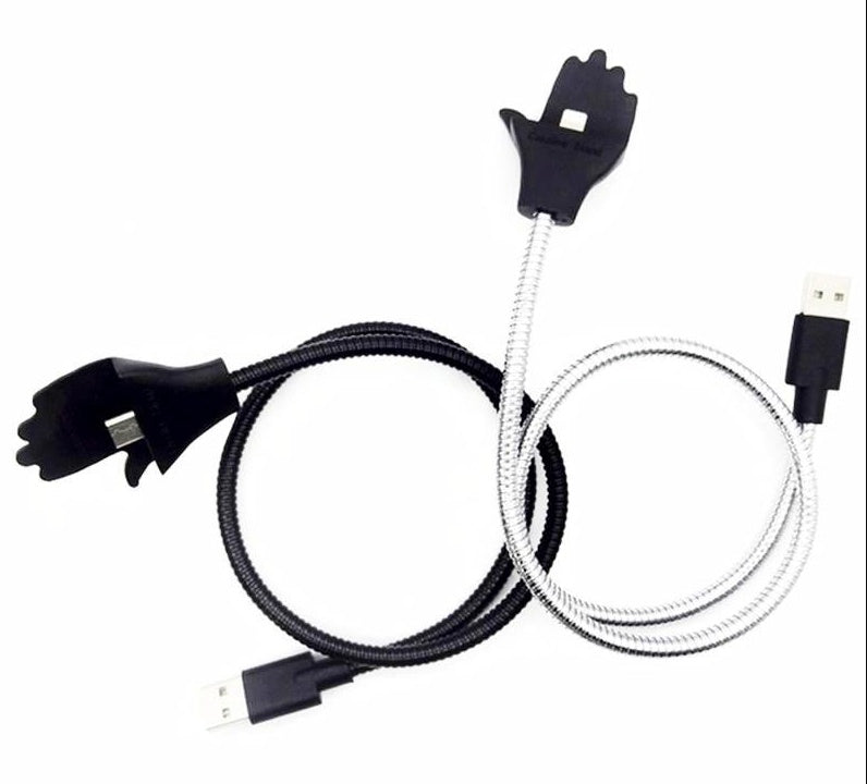 HKM-589011 Retractable Charging Cable with Car Bracket for iPhone 6/6S - Compatible & 0.5m Length
