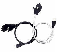 HKM-589011 Retractable Charging Cable with Car Bracket for iPhone 6/6S - Compatible & 0.5m Length