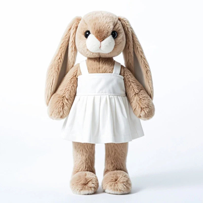HKM-589075 Soft Plush Pink Bunny Toy - Cartoon Ballet Peter Rabbit for Babies