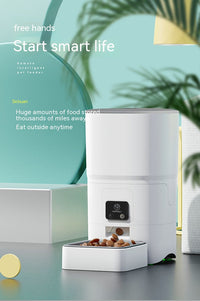 HKM-5891517 Automatic 6L Intelligent Pet Feeder with App Control and Adjustable Camera