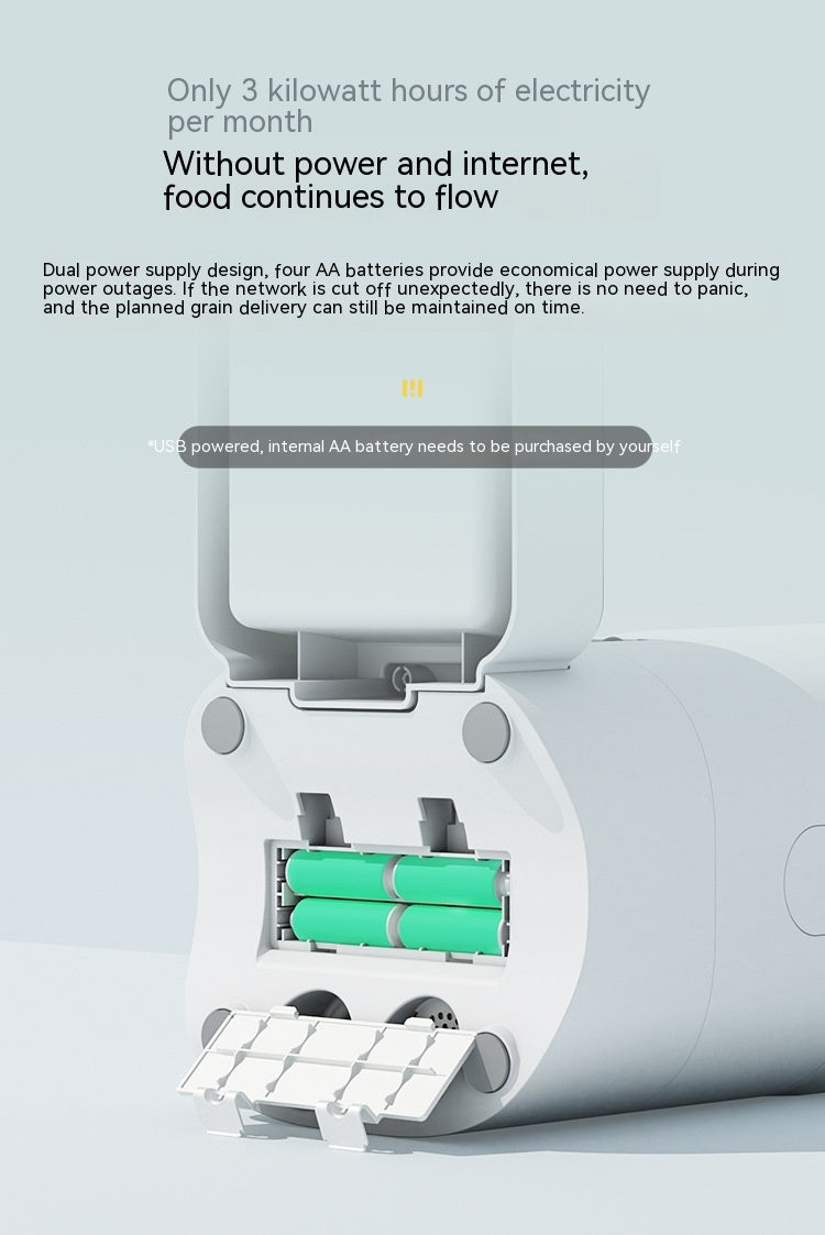 HKM-5891517 Automatic 6L Intelligent Pet Feeder with App Control and Adjustable Camera