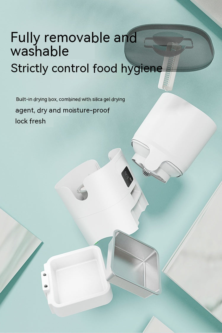 HKM-5891517 Automatic 6L Intelligent Pet Feeder with App Control and Adjustable Camera