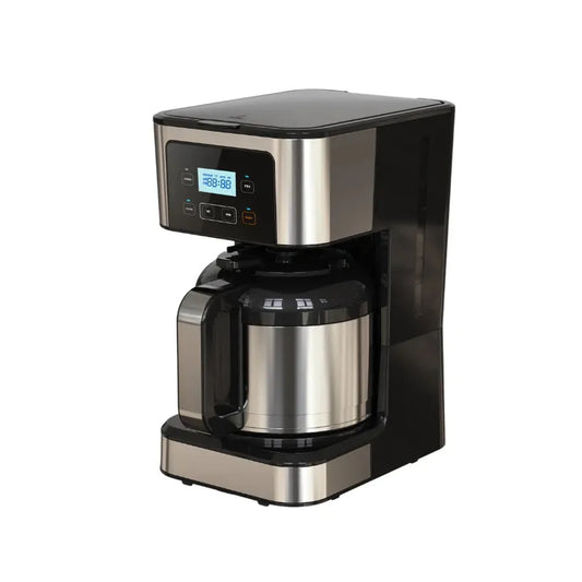 HKM-589203 Automatic Touch Panel Drip Coffee Maker with Thermal Jar and LED Display Screen
