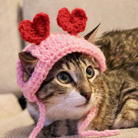HKM-5892541 Hand-Woven Wool Cat Head Cover for Autumn Parties