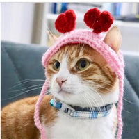 HKM-5892541 Hand-Woven Wool Cat Head Cover for Autumn Parties