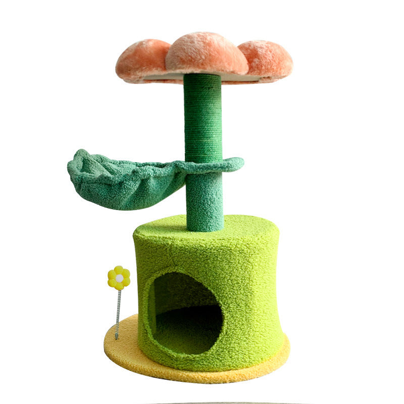 HKM-5892797 Sisal Flower Cat Climbing Frame for Active Play and Exploration