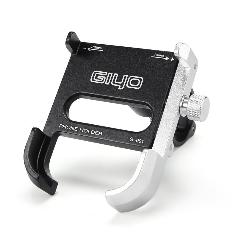 HKM-589331 Aluminum Alloy Bike Mount for Mobile Phones - Adjustable 20-33MM Holder