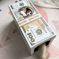 HKM-5893693 Corrugated Paper Cat Scratching Board with Nest Design for Relaxation and Play
