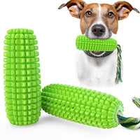 HKM-5894333 Floating Water Dog Toothbrush with Suction Cup and Sound Features - Durable TPR Corn Design