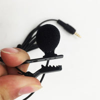 HKM-589459 Compact Universal 3.5MM Clip-On Condenser Microphone for Mobile Devices