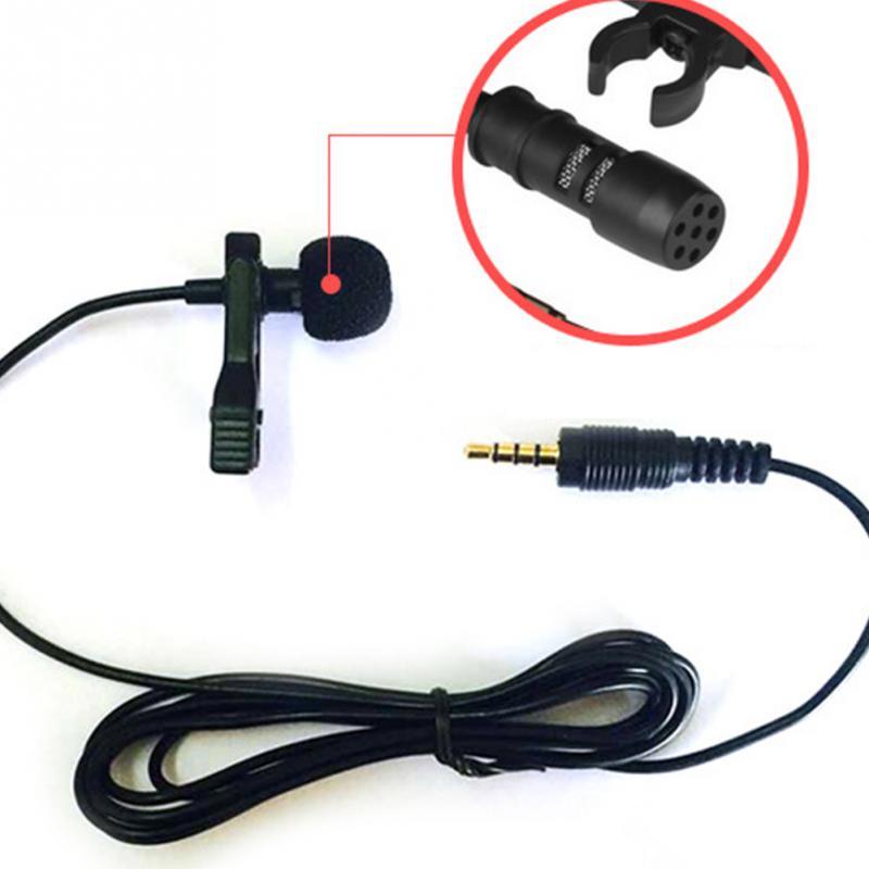 HKM-589459 Compact Universal 3.5MM Clip-On Condenser Microphone for Mobile Devices