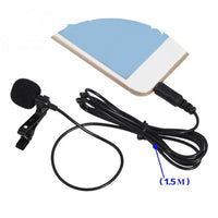 HKM-589459 Compact Universal 3.5MM Clip-On Condenser Microphone for Mobile Devices