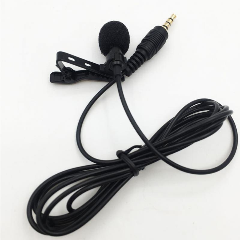 HKM-589459 Compact Universal 3.5MM Clip-On Condenser Microphone for Mobile Devices