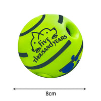 HKM-5894973 Durable Dog Toy Ball for Teeth Cleaning - Bite-Resistant, Stuffy Sound, Multiple Sizes Available