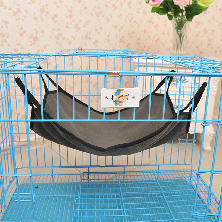 HKM-5895101 Double-Sided Polar Fleece Cat Hammock - Hanging Cat Litter Swing in Various Colors