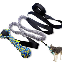 HKM-5898301 Durable Cotton Rope Tug Toy with Teether Ball for Dogs - Perfect for Indoor and Outdoor Play