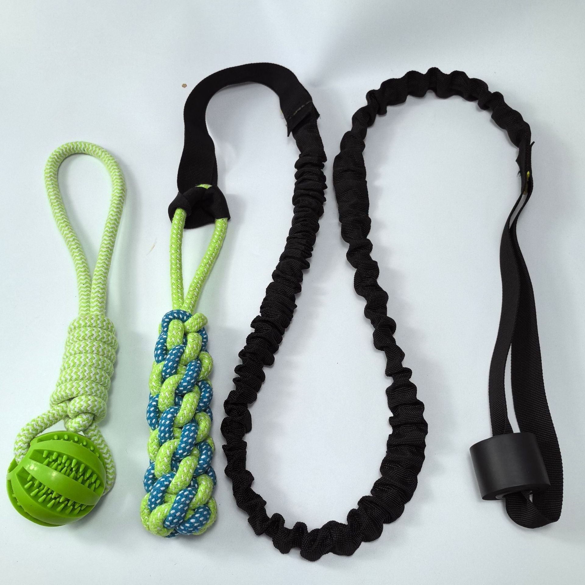 HKM-5898301 Durable Cotton Rope Tug Toy with Teether Ball for Dogs - Perfect for Indoor and Outdoor Play
