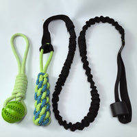 HKM-5898301 Durable Cotton Rope Tug Toy with Teether Ball for Dogs - Perfect for Indoor and Outdoor Play