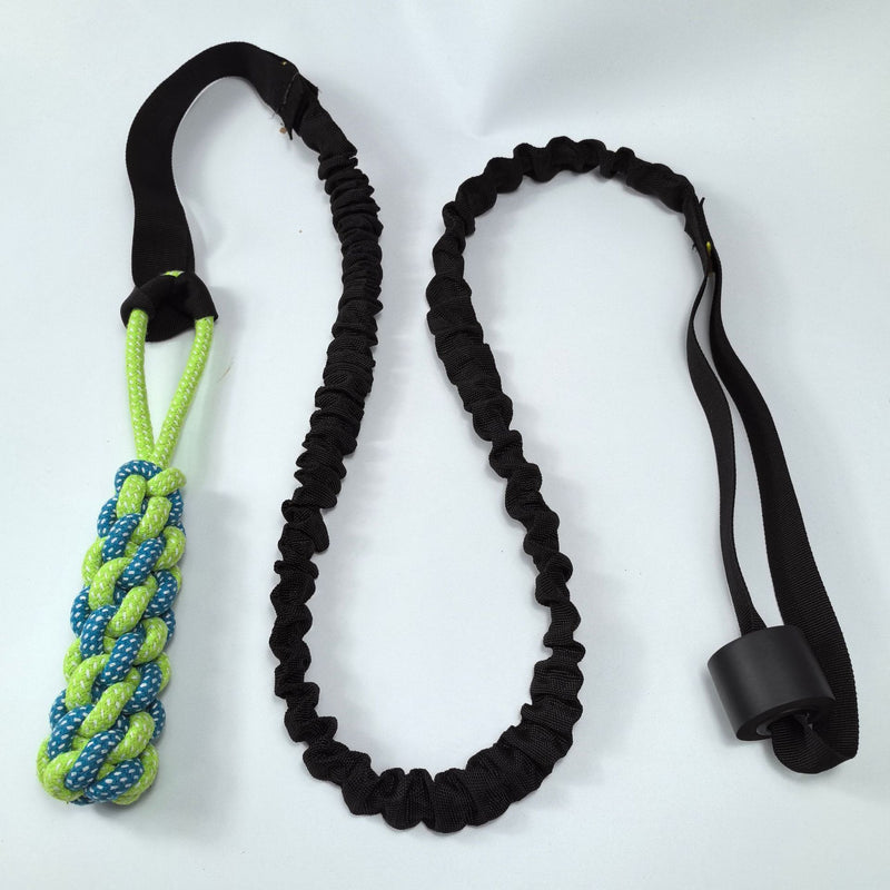 HKM-5898301 Durable Cotton Rope Tug Toy with Teether Ball for Dogs - Perfect for Indoor and Outdoor Play