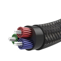 HKM-589843 Headphone Extension Cable - Gold-Plated Audio Cord in Various Lengths (0.5m to 5m)