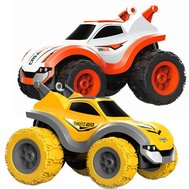 HKM-590035 360 Degree Remote Control Stunt Car - Standing Driving Electric Toy for Kids Ages 5+