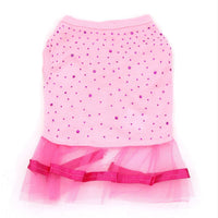HKM-5900861 Lace Trim Dog Skirt for Stylish Pet Fashion