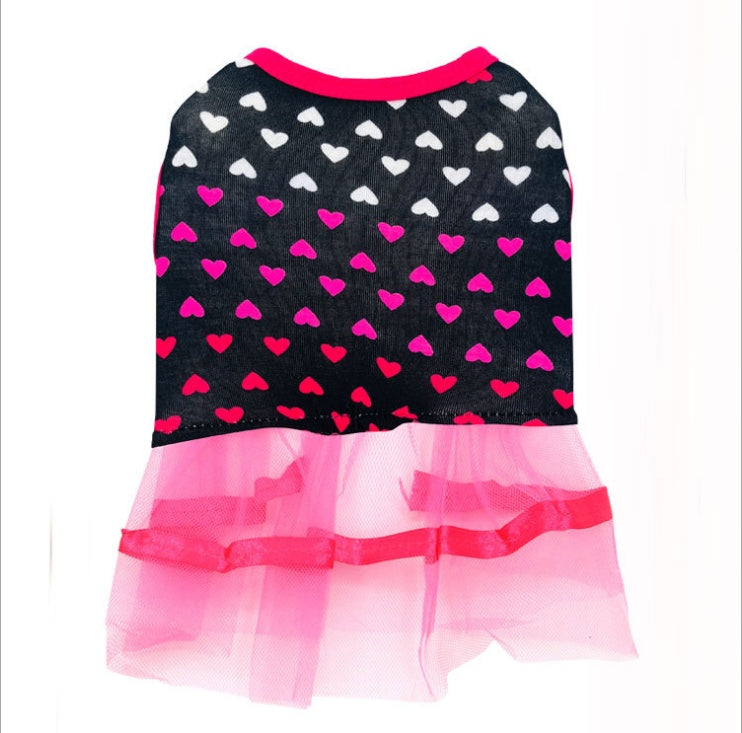 HKM-5900861 Lace Trim Dog Skirt for Stylish Pet Fashion