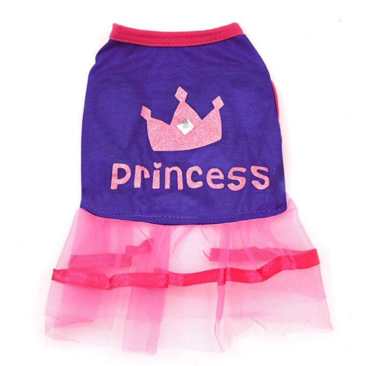 HKM-5900861 Lace Trim Dog Skirt for Stylish Pet Fashion