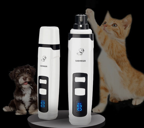 HKM-5904829 Electric Pet Nail Grinder with 2200mAh Battery for Safe Grooming