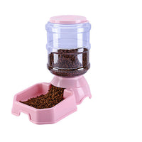 HKM-5905085 Automatic Pet Cat Drinking Fountain and Feeder - Detachable Anti-Skid Design in Multiple Colors