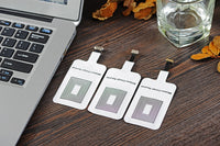 HKM-590611 Wireless Charging Receiver for Apple and Android Devices - Type-C Compatible, White