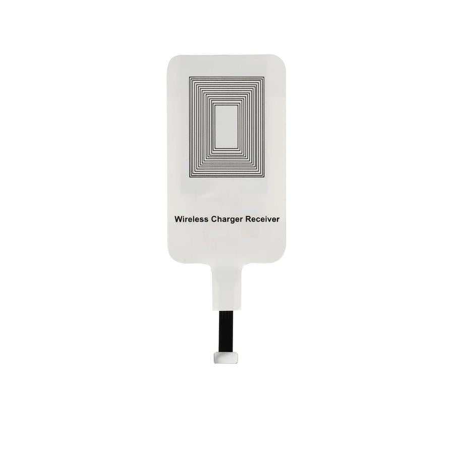 HKM-590611 Wireless Charging Receiver for Apple and Android Devices - Type-C Compatible, White