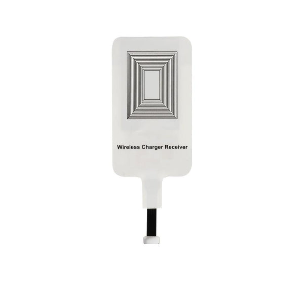 HKM-590611 Wireless Charging Receiver for Apple and Android Devices - Type-C Compatible, White