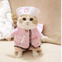HKM-5907389 Pet Police Transforming Upright Costume for Humor and Fun