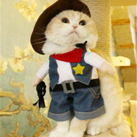 HKM-5907389 Pet Police Transforming Upright Costume for Humor and Fun