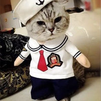HKM-5907389 Pet Police Transforming Upright Costume for Humor and Fun