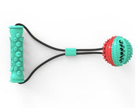 HKM-590803 Pet Toy Training Ball with Pull Rope - 8.5cm Diameter and 12cm Molar Stick