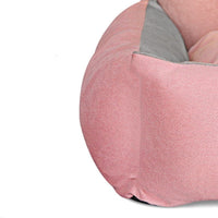 HKM-5909053 Scratch Resistant Crown Nest Dog Bed ¨C Soft Suede & Crystal Velvet, Available in Multiple Sizes S-XL