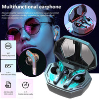 HKM-590931 Wireless Gaming Headset MD158 Mini Earbuds with No-Delay Audio for Immersive Gaming Experience