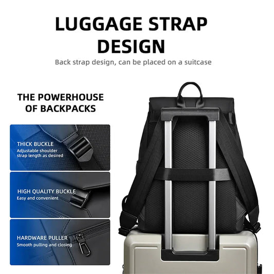 HKM-590995 Custom 17-Inch Casual Laptop Backpack for Men and Students