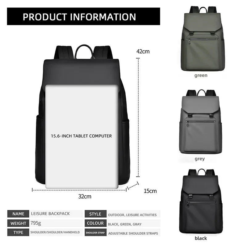 HKM-590995 Custom 17-Inch Casual Laptop Backpack for Men and Students