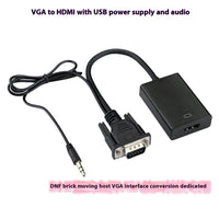 HKM-590995 VGA Black Display Connection Cable for 1080p Monitor - 1 Meter Length