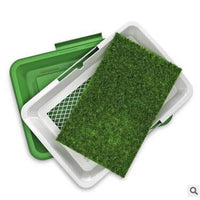 HKM-5910461 Artificial Grass Dog Potty with Tray for Indoor/Outdoor Use