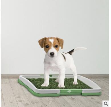 HKM-5910461 Artificial Grass Dog Potty with Tray for Indoor/Outdoor Use