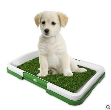 HKM-5910461 Artificial Grass Dog Potty with Tray for Indoor/Outdoor Use