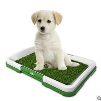 HKM-5910461 Artificial Grass Dog Potty with Tray for Indoor/Outdoor Use