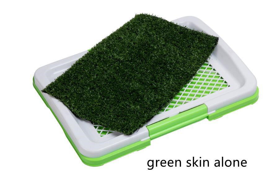 HKM-5910461 Artificial Grass Dog Potty with Tray for Indoor/Outdoor Use