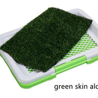 HKM-5910461 Artificial Grass Dog Potty with Tray for Indoor/Outdoor Use