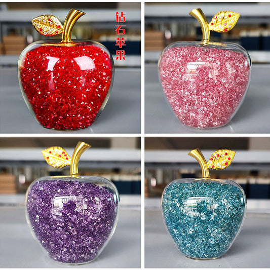 HKM-591059 Crystal Diamond Ornaments in Vibrant Colors for Elegant Holiday Decor