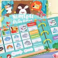 HKM-591059 Sensory Busy Book - Montessori Educational Toy for Early Learning in Toddlers and Preschoolers